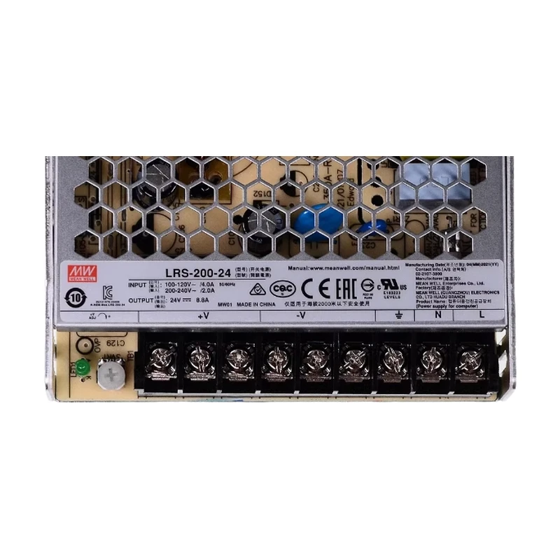 LRS Mingwei 200W Switching Power Supply 220V to 24V 5V 12V15V DC 48V 36V NES Light Strip S Transformer N2