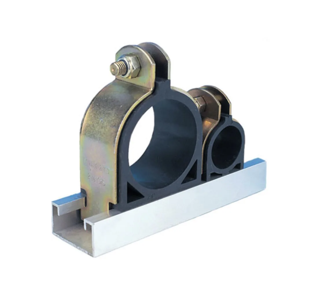 Подгонянный производитель Cush-A-Clamp SS304 SS316 амортизированный зажим для резиновой втулки Зажим для труб