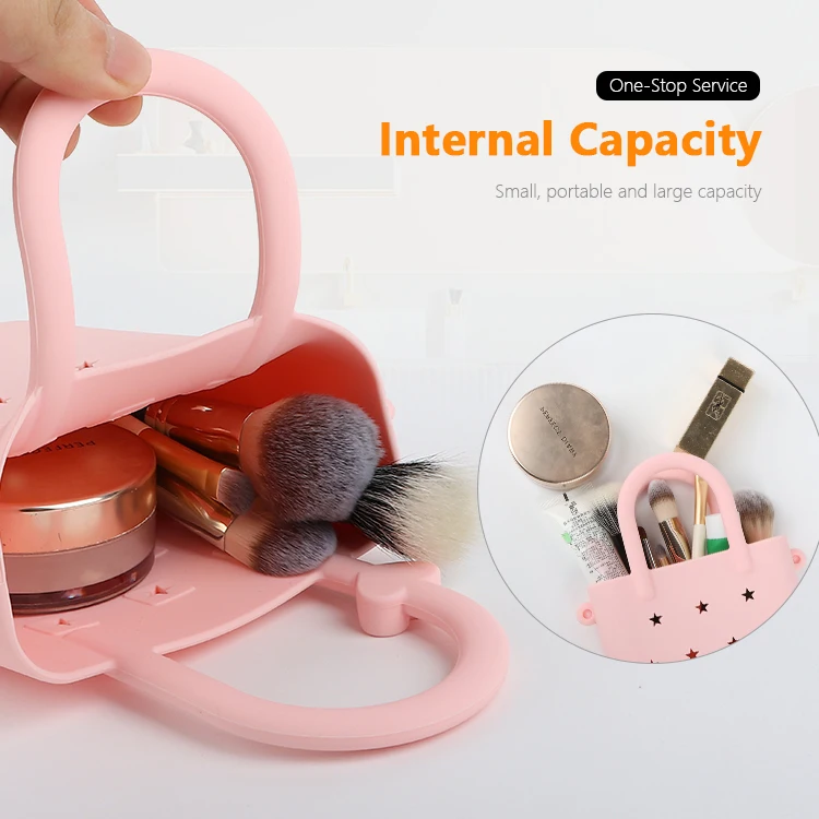 Popular Waterproof Woman Tote Shopping Basket Bags Beach Silicone Bogg Bag Purse Eco Jelly Candy Lady Handbags