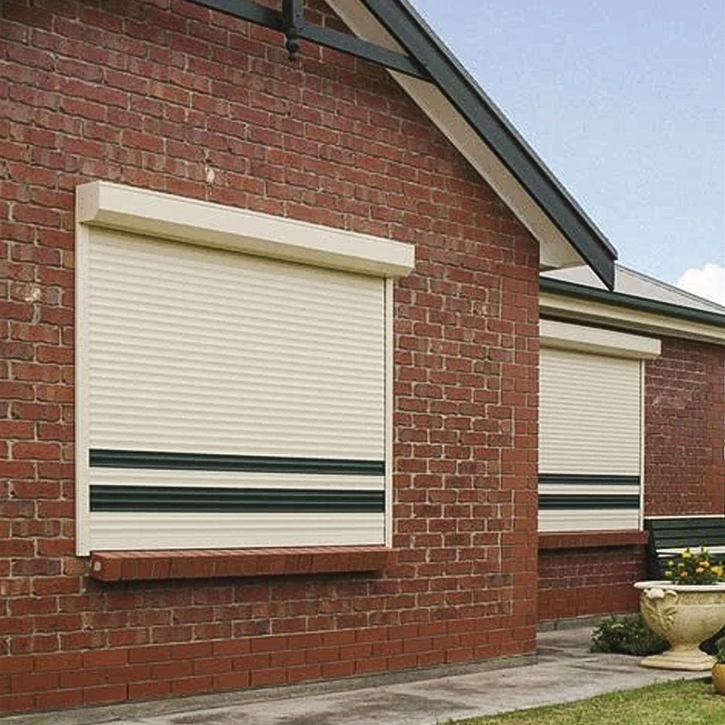 Automatic electric Security Window Aluminium hurricane windproof roller shutter