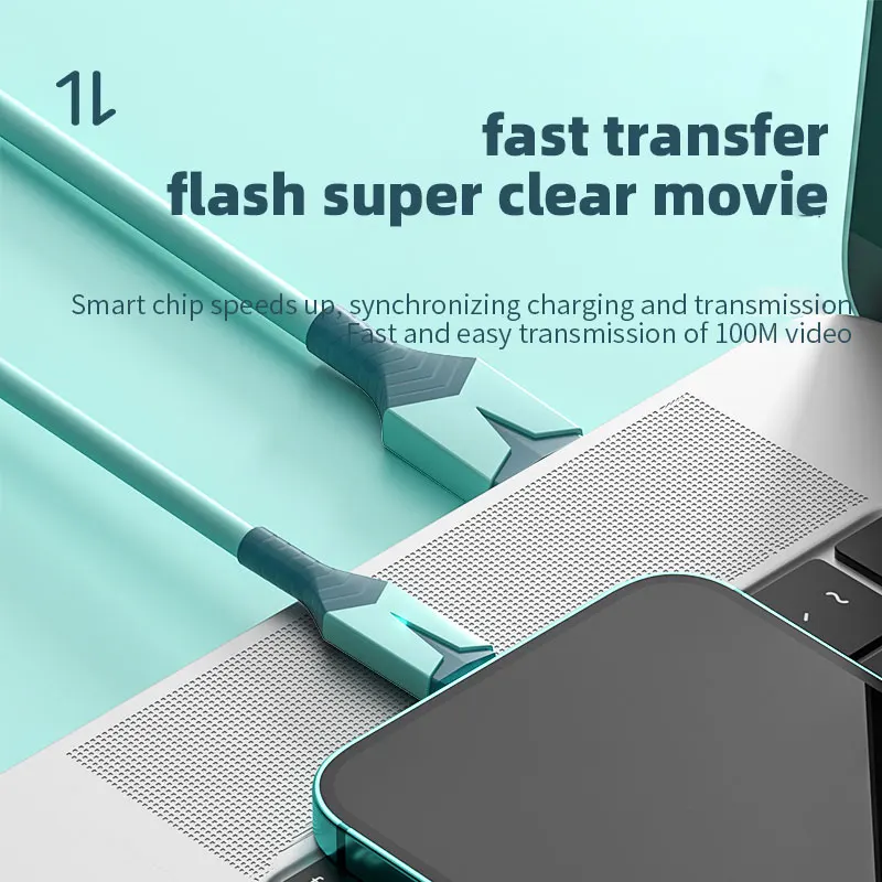 USB Cable For iPhone 14 13 12 11 Pro Max XR XS 8 7 6s 5 Plus LED Fast Charging Wire For iPhone Charger Charging Cable Cord 2M