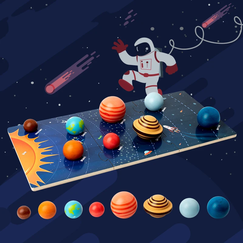 Детская деревянная развивающая 3D-головоломка