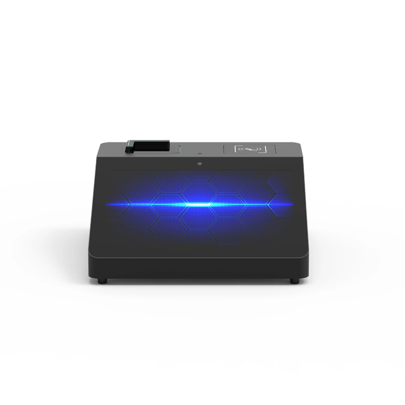 Windows Android Mini Kiosk 15.6 Inch Touch Screen Pos Systems Passport Reader Support Nfc with Barcode Scanner