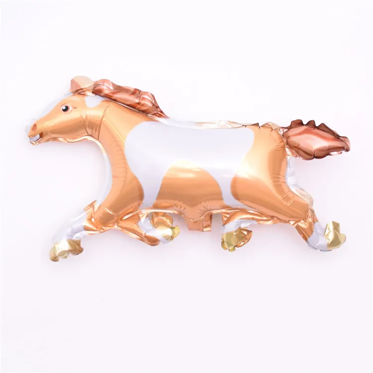 Nylon Balloons Factory Customized Cows Shapes Globos Party Decoration Happy Birthday Horse Foil