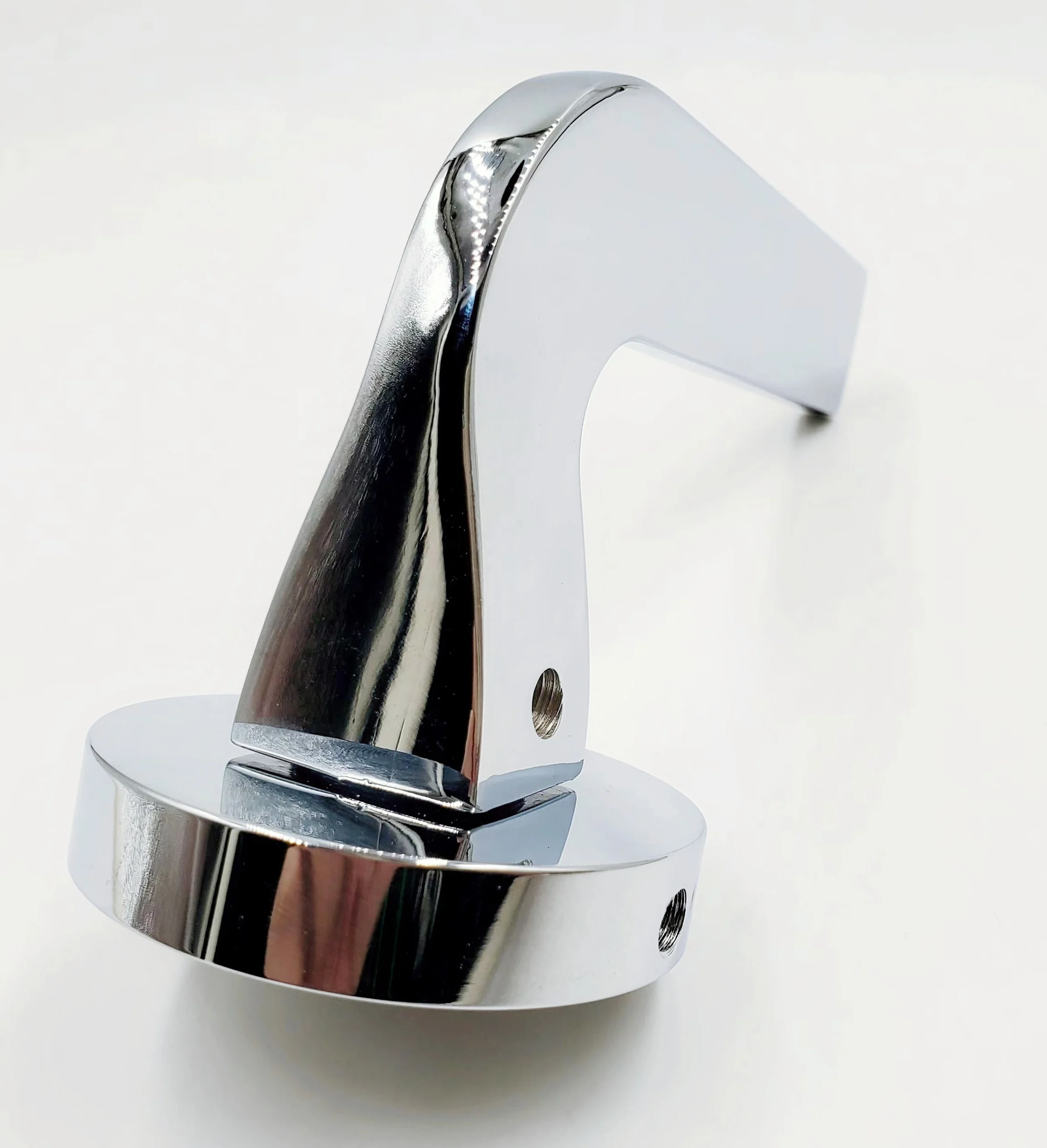 Modern Style Hidden Door Handles Interior Zinc Alloy Lever Wooden Door Handles with Lock