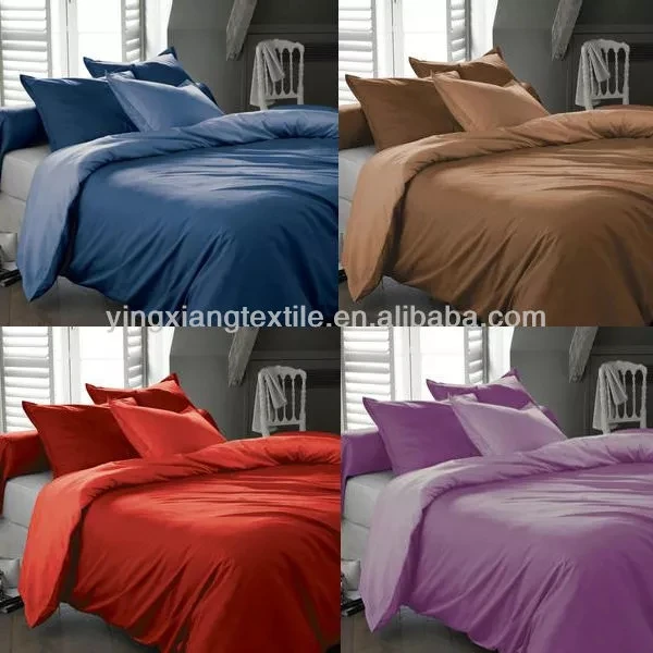 Linen fabric 100% cotton and 50%cotton and 50% polyester plain/sateen/sateen strip/jacquard hotel bed sheets