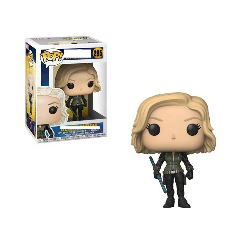  Детские игрушки FUNKo POP Черная Вдова 295 # ПВХ экшн-фигурка Коллекционная модель куклы для детей на день