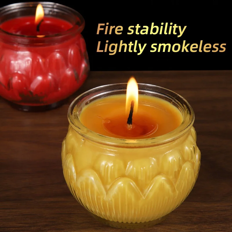 Diwali Tibetan Votive Tealight Vanaspati Ghee Butter Lamp Candles in Bulk for Meditation Ceremonies Rituals