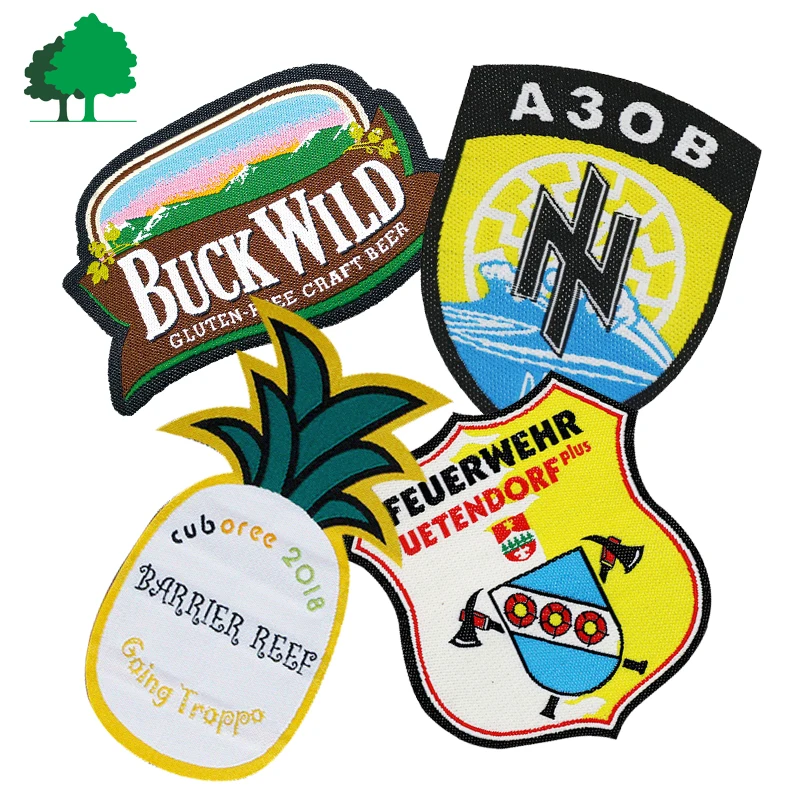 Cutomization Iron-on Backing woven Machine Embroidery For Motorcycle For Rider