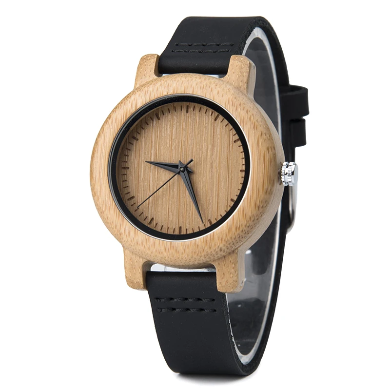 2021 DODO DEER OEM Women Watch montre femme Genuine leather Wooden Watches for