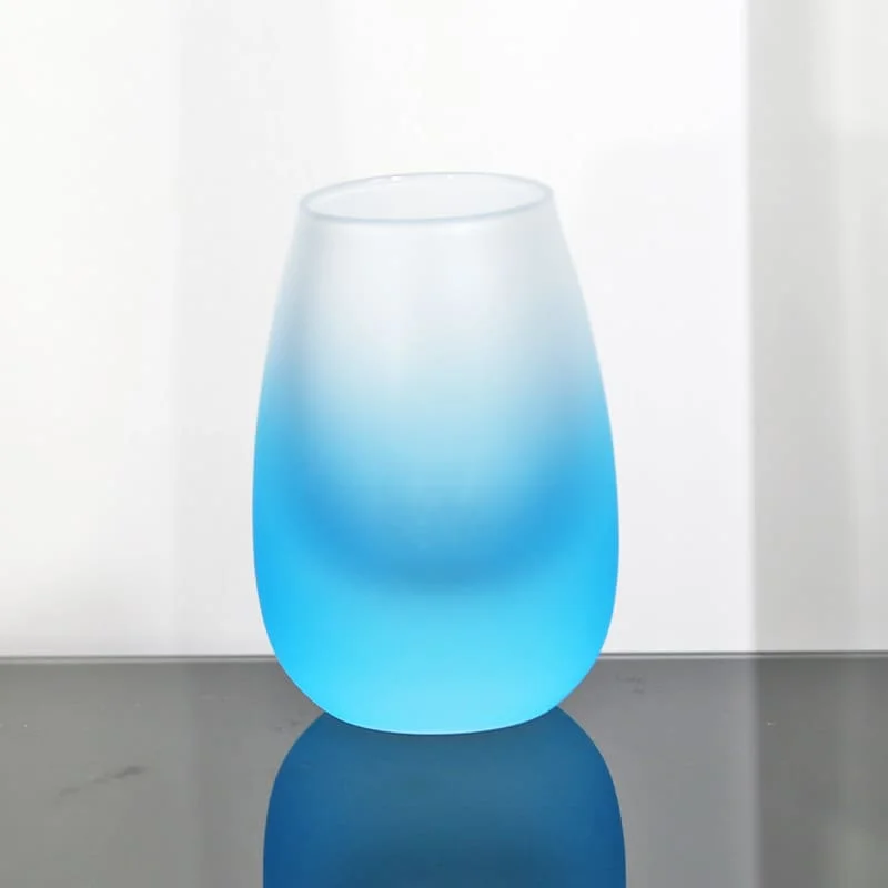 Creative Printed Frosted Glass for Wine