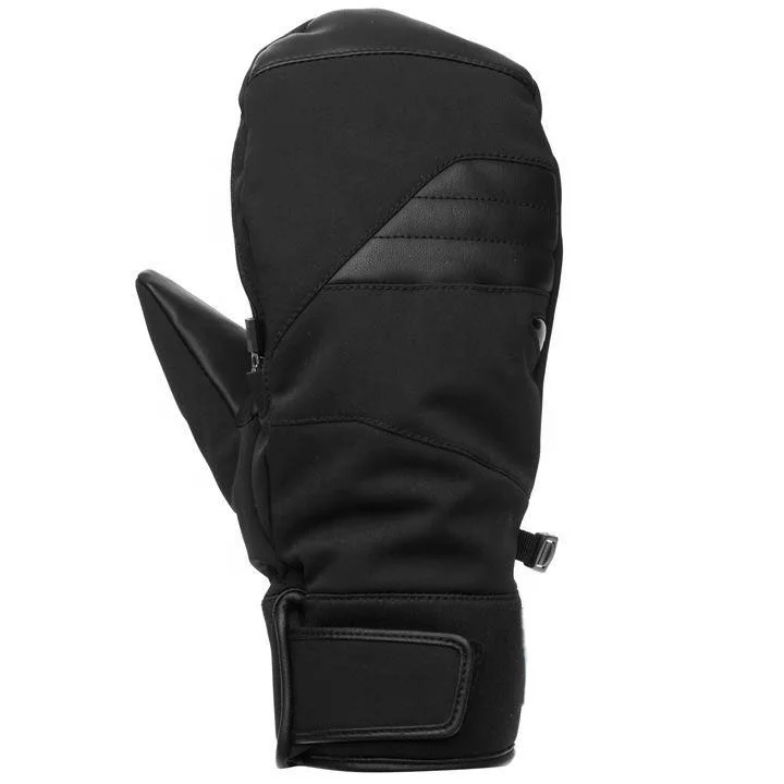 SoftShell & Leather Combo Ski Mitt