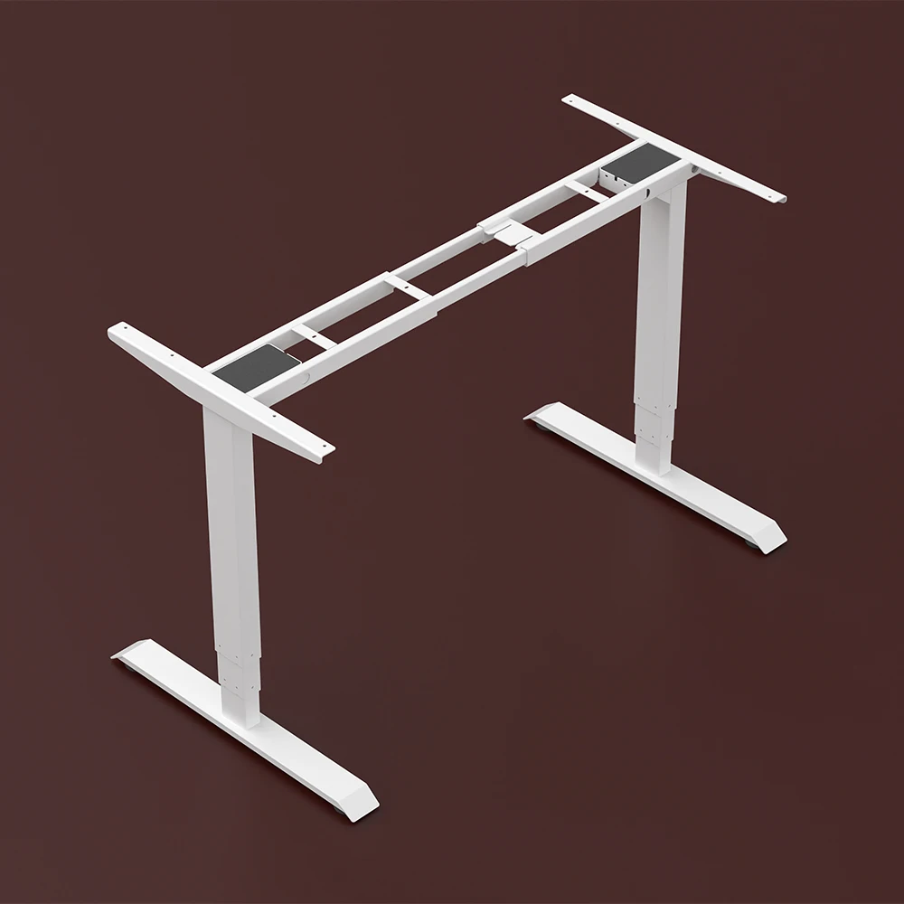 Двухмоторный Настольный каркас регулируемый по высоте стол с чисто белым или черным регулируемым офисным столом