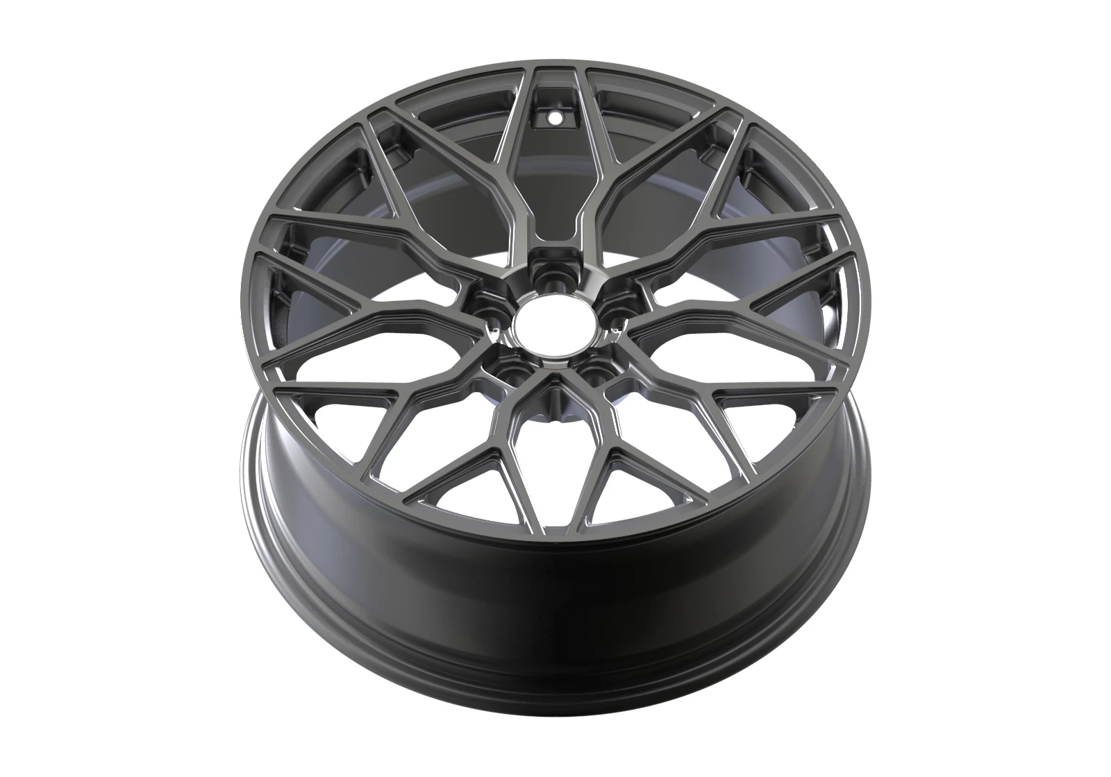 China Custom Fashion Polish Wheels Racing Car 5X114.3 Matt Black Wheel Rim for mercedes benz