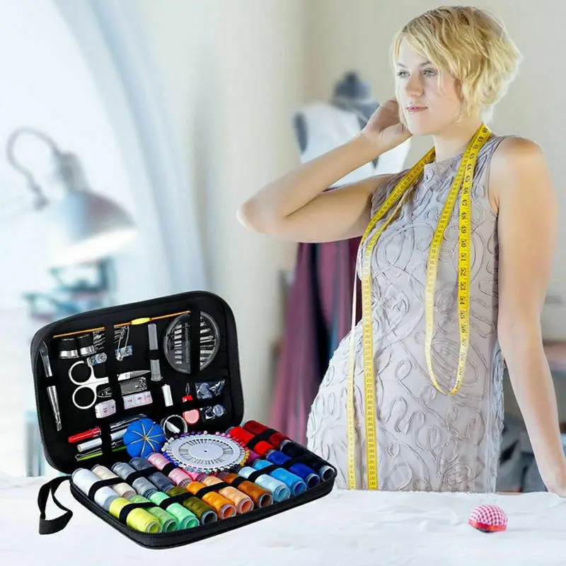 126pcs Children DIY Embroidery Sewing Kit Home Essentials Beginners Sewing Kit