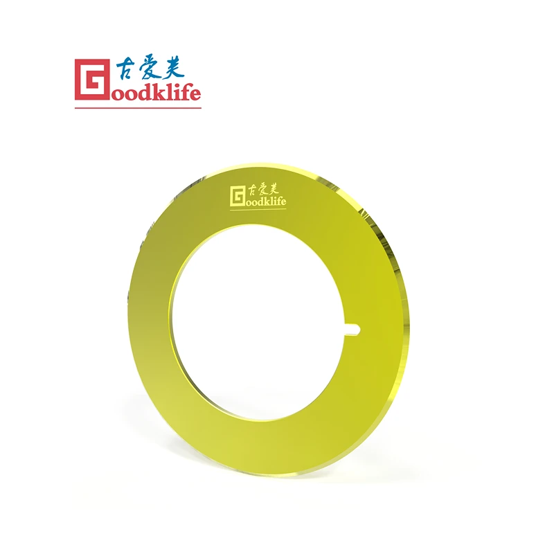 Rotary tissue perforating knife