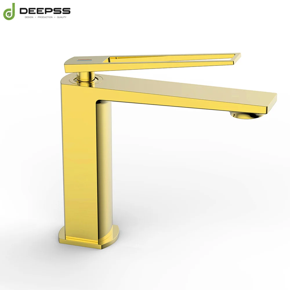 Deepss Factory Supplier Plastic Wash Basin Tap with Sprayer UPC Chrome Gold Bathroom Faucet