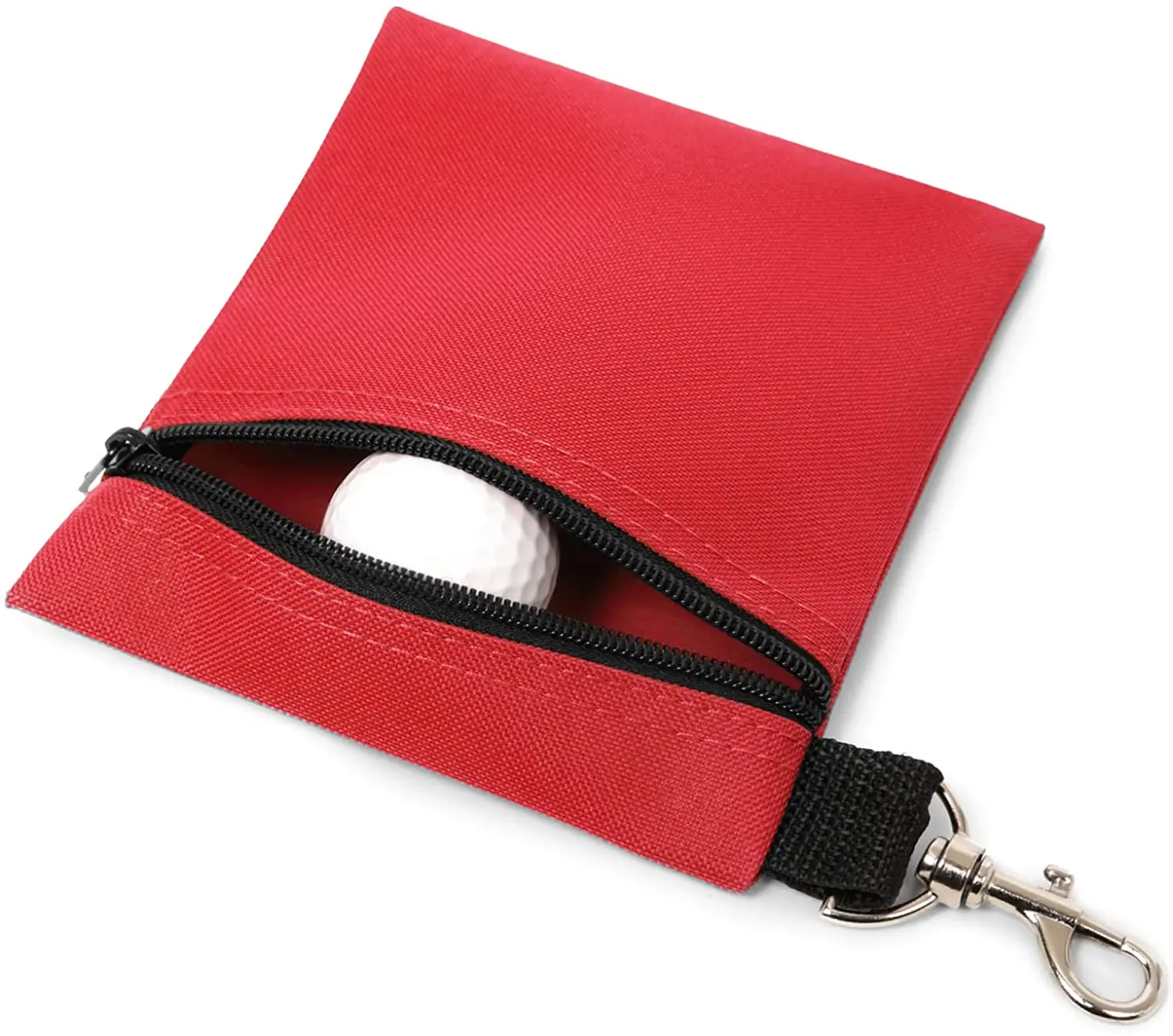 China Supplier BSCI Factory OEM Custom logo Sport Blue Black pink Zipper Bag Golf Tee Pouch Holder