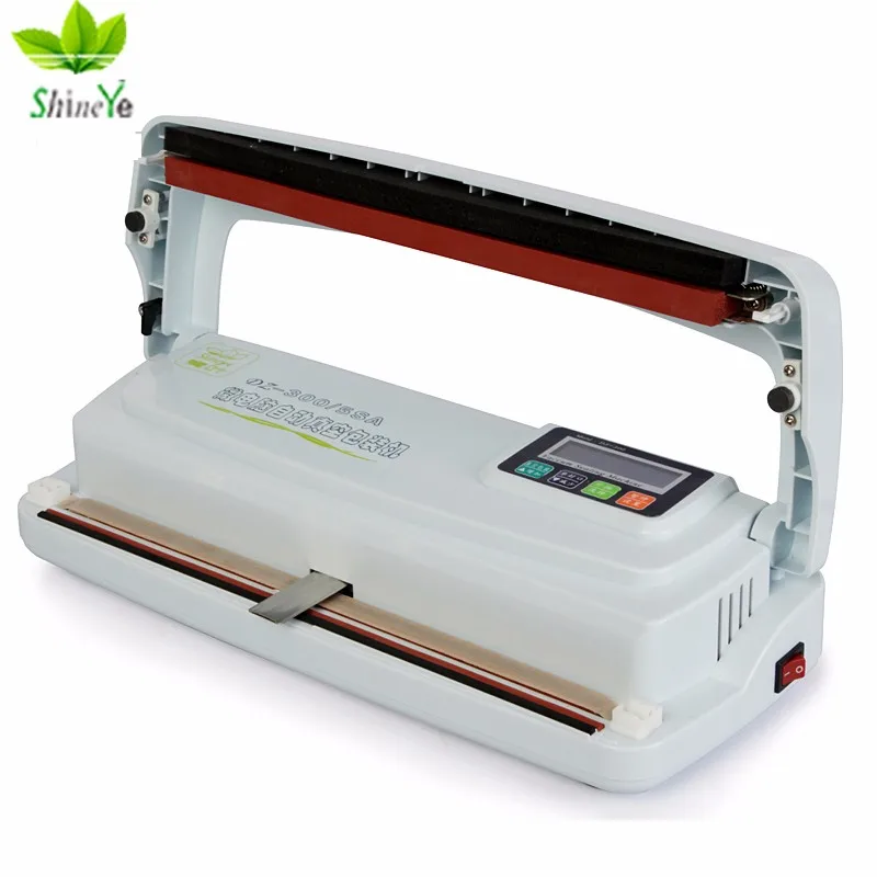 
ShineYe fully automatic DZ-300 Automatic Vacuum Sealer Machine for Rolls Plastic Bag Vacuum Sealing Machine 