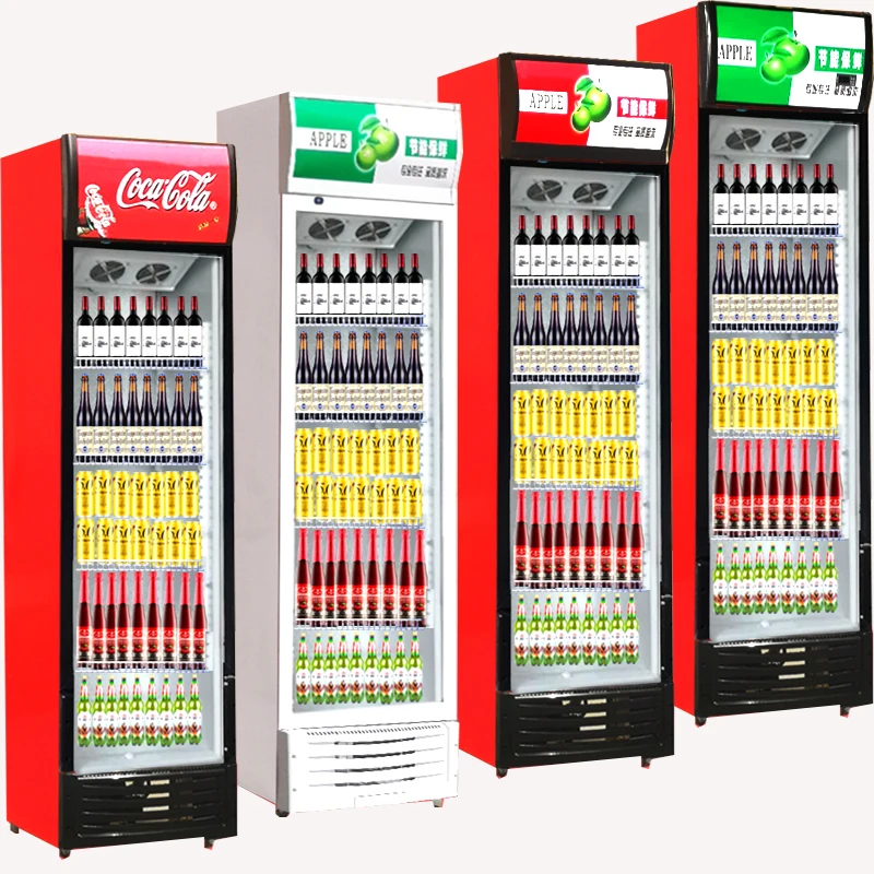 Glass Door Pepsi Beverage Cooler Commercial Display Freezer Refrigeration Equipment