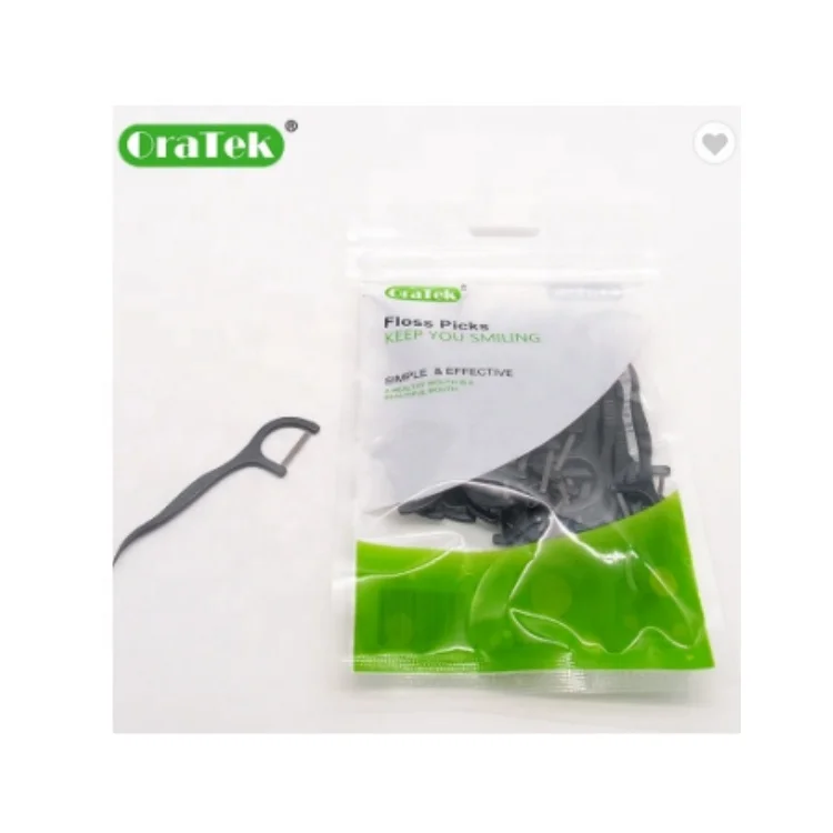 2024 Costa Rica  hotsale and new style Bamboo Charcoal Dental floss pick