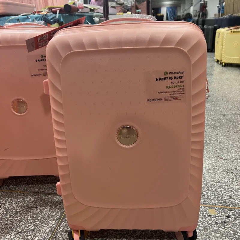 High Quality Customized 100% PP Hard shell Trolley Luggage Bag Wholesale Suitcase for Travel Bag Luggage Sets