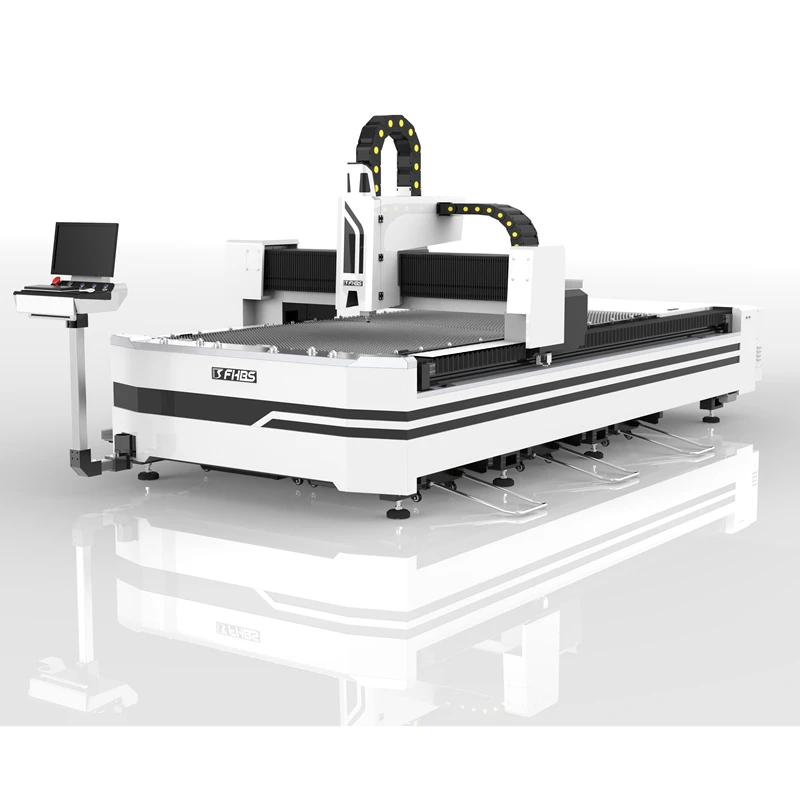 
FHBS Open Type New Color Choice 1000w 3015 fiber laser metal small metal sheet laser cuting macine 2000w raycus 