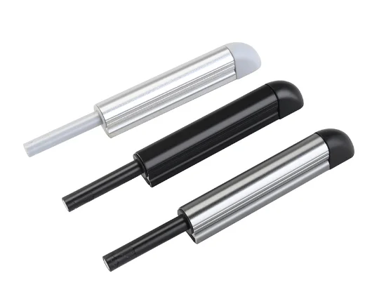 Modern push open systems no handle  magnetic touch  latch  door damper bullet type buffer