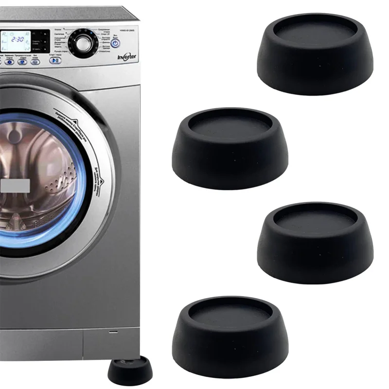 Washing Machine Anti Vibration Pads Washing Machine Stabilizer Anti-Walk Dryer & Washer Furniture Machine Foot Base Pads