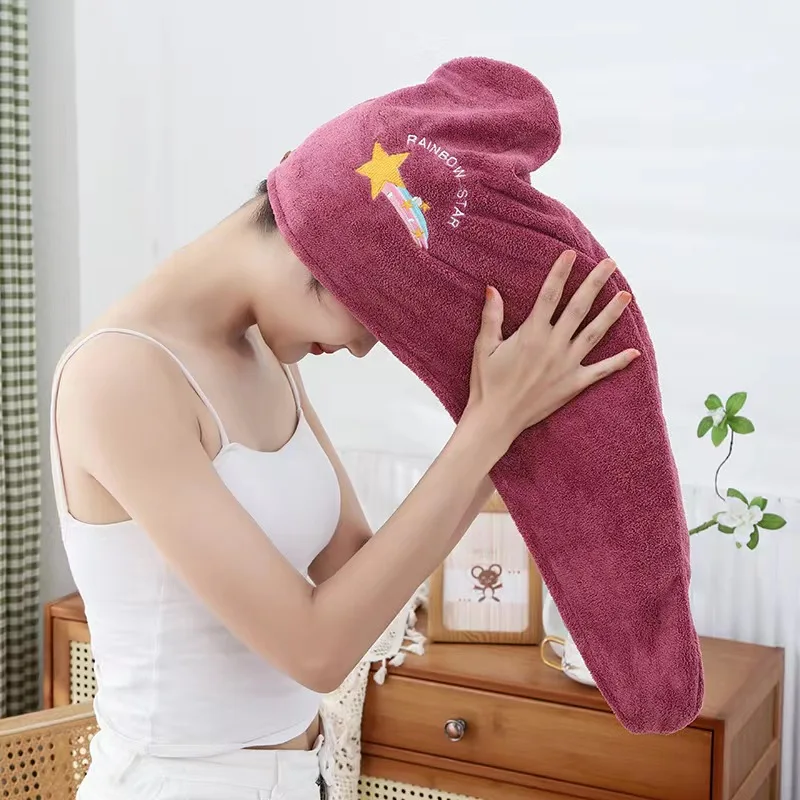 Magic Super Absorbent Microfiber Hair Towel Wrap for Women Quick Dry Turban Wraps Hair Drying Towel