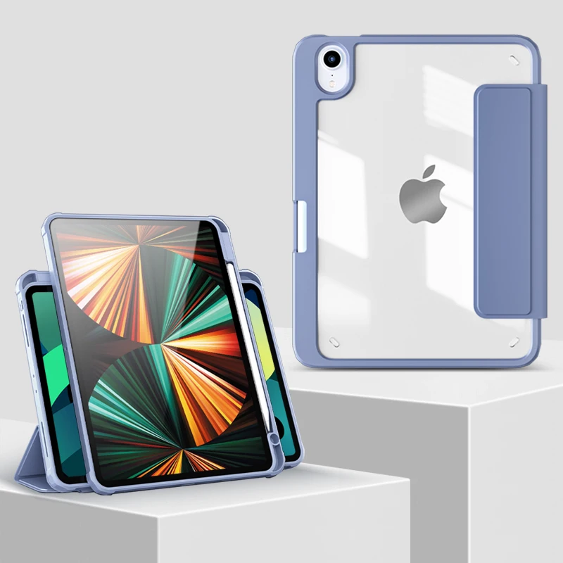 Съемный магнитный чехол, новый выпущенный мини 6 с держателем для карандашей для iPad mini 6 2021