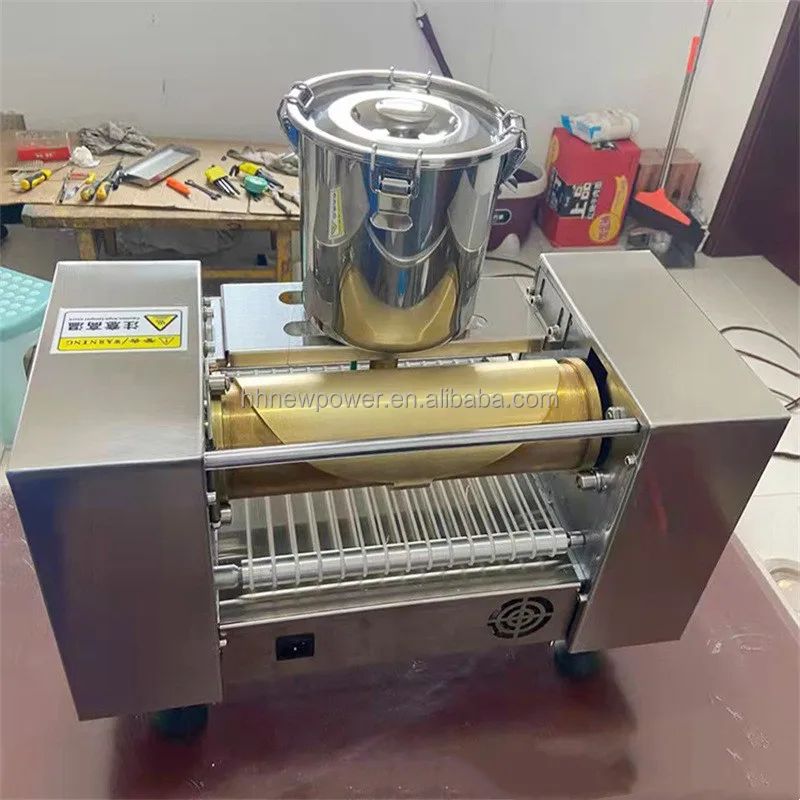 Good Quality Crepe Cake Machine Sponge Layer Cake Machine Roast duck pancake Egg Roll Making Machine