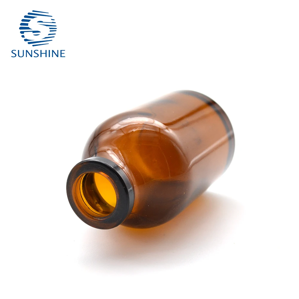 30ml amber glass vial injection glass bottle for antibiotic veterinary use