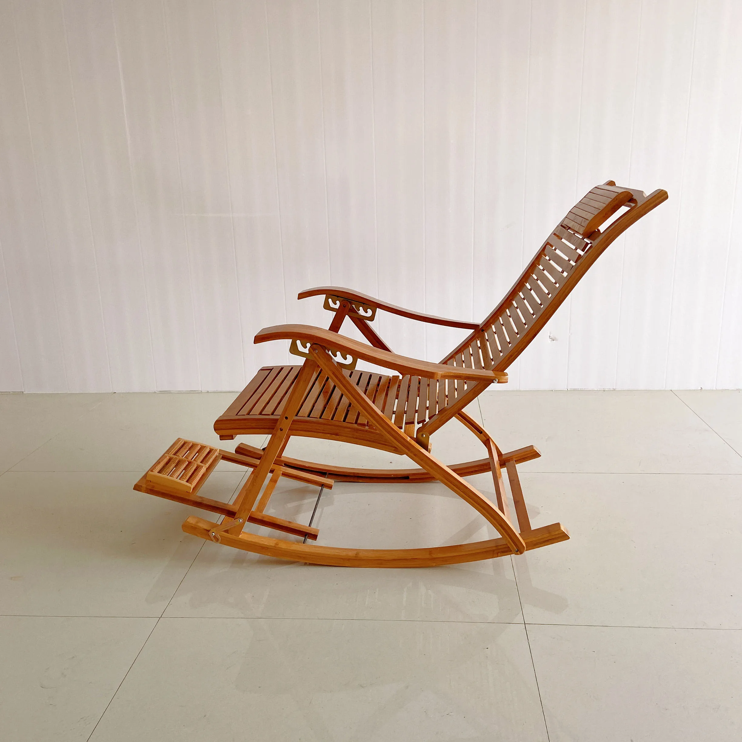 Chinese Bamboo Rocking Chair Bedroom Furniture Relax Rocking Chair Modern Lazy Chair
