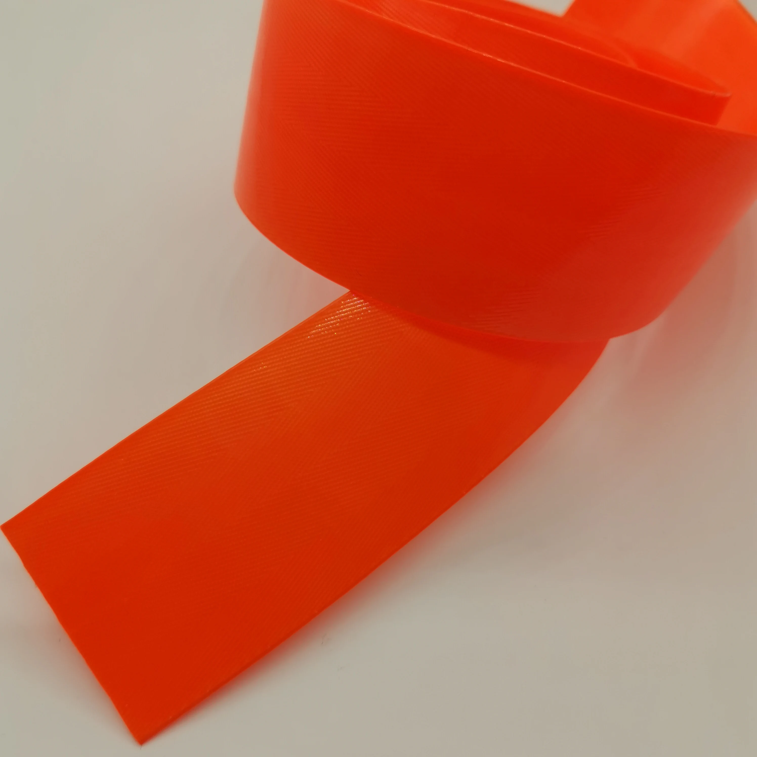 custom 5CM orange Polyurethane TPU PVC waterproof  pet coated  Nylon Webbing Strap