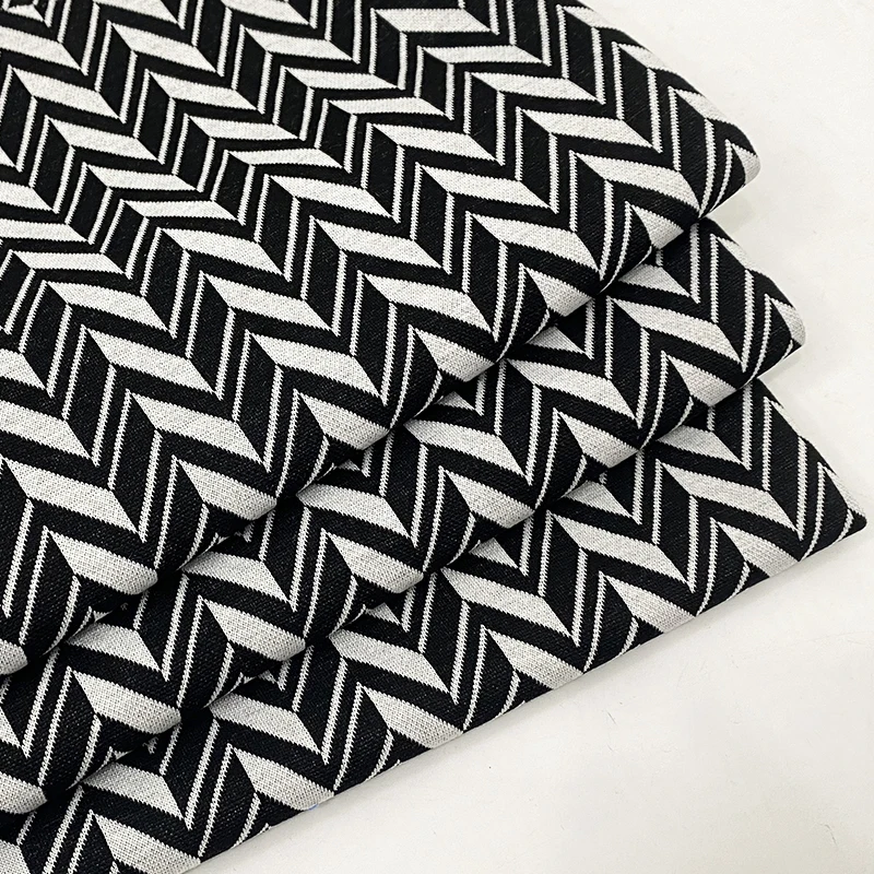 Harvest wholesale designer casual jacquard warp knitted spandex ponti roma fabric for dress and coat