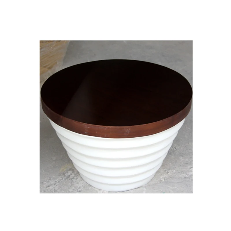 Golden Fiberglass Bench Outdoor Public Benches in The Park Modern Patio Bench Outdoor Furniture