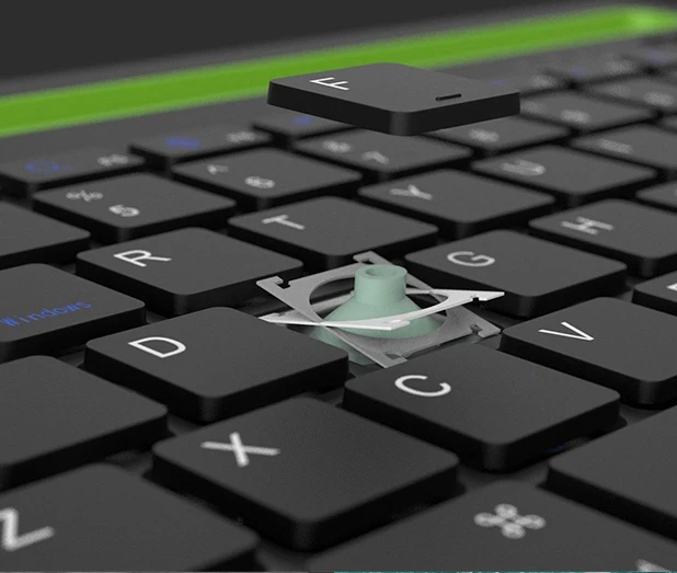 Awireless Customize Layout Qwerty Multi Device Keyboard Bluetooth Rachargable Trackpad Ergonomic Keyboard For Mobile Tablet