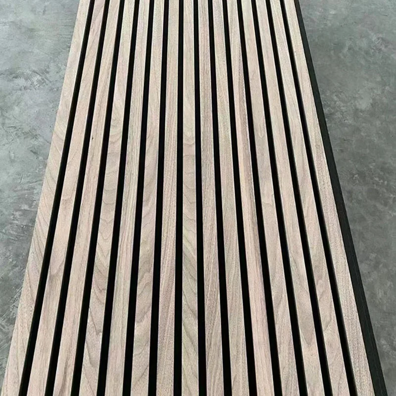 Wholesale Ceiling  Sound Proof Pet Wood Slatted Acoustic Panels Akupanel Polyester Wall Panels