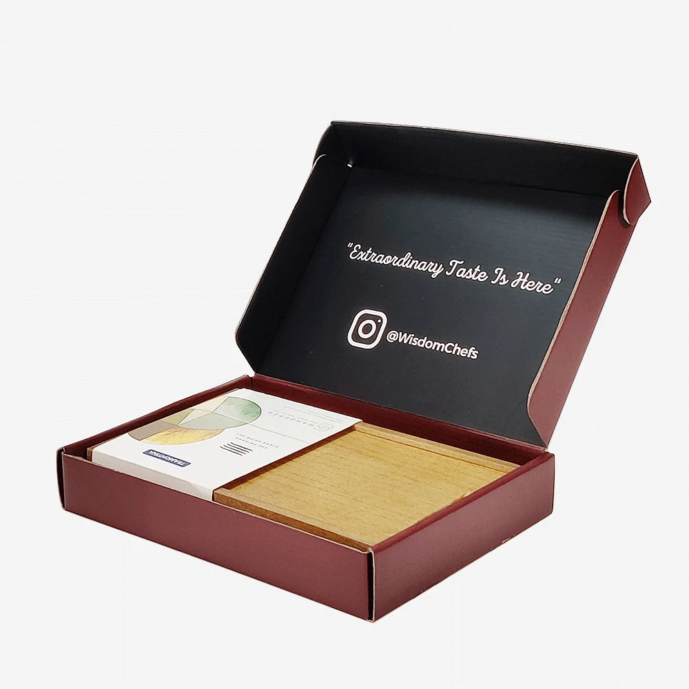 Unique Color Clothing Packaging Printing Foldable Recycled Brown Corrugated Mailer Shipping Boxes Custom Logo