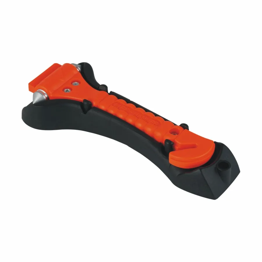 Double Steel-Tipped Window Breaker Emergency Tool Bus Escape Car Safety Hammer