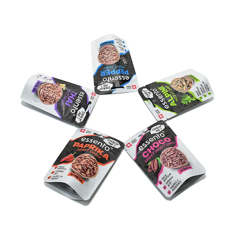 Custom Printing Popcorn Potato Chips Bags Wholesale Mylar Stand up Flexible Packaging Plantain Plastic Food PE Packaging Snack