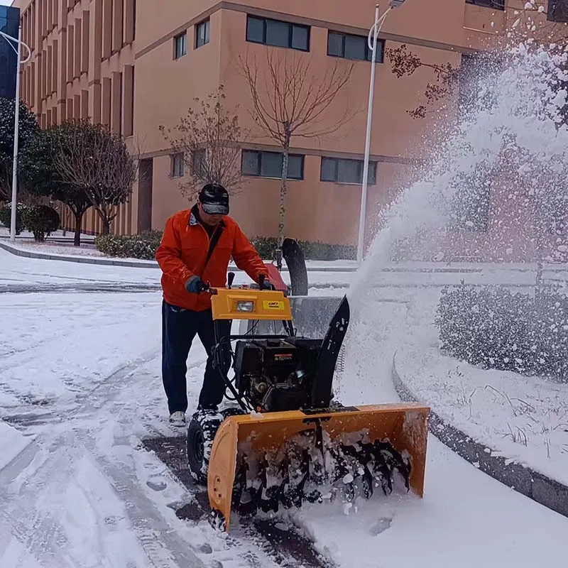 13 HP Gasoline Tractor  Snow Plow New Condition Snow Blower Snow Thrower with Engine and Motor Core Components