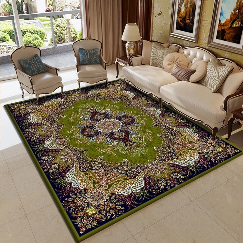 
Persian design living room polyester 3D printed carpet 