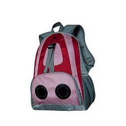 OEM logo speaker backpack school bag speaker