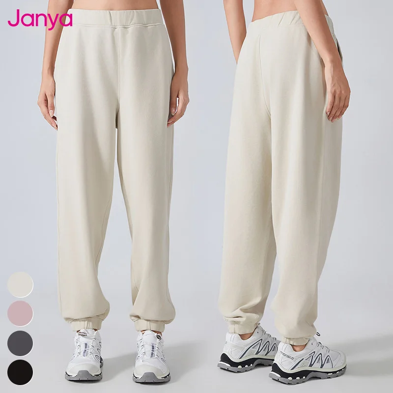 New Breathable Womens Pockets Jogging Trousers Slim Casual Sports Sweatpants Elastic High Waist Gym Fitness Joggers Yoga Pants