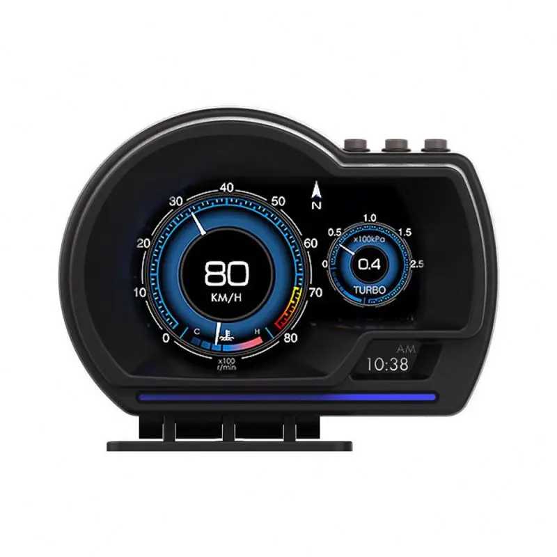 Gps Navigation System Electronic Digital Wireless Speedometer Hud Head Up Display Protective Screen