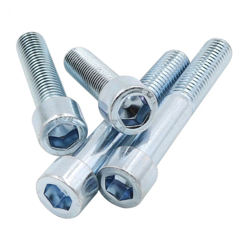 Chinese Factory Carbon Steel Hexagon Socket Head Bolt Allen Bolts Key Bolts DIN912 Zinc Plated