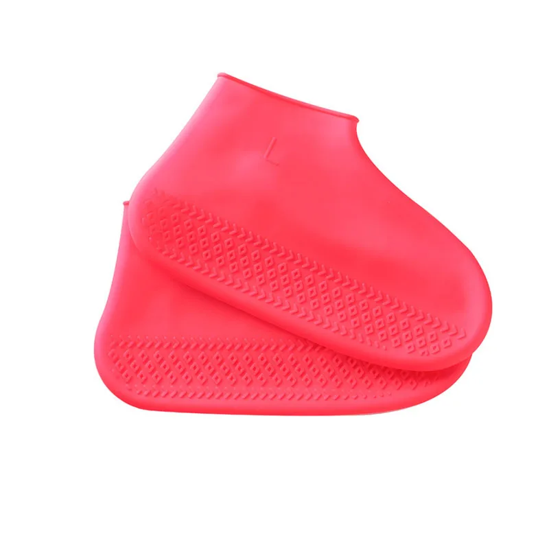 Reusable Latex Waterproof Rain Shoes Covers Slip-Resistant Rubber Rain Boot Overshoes S/M/L