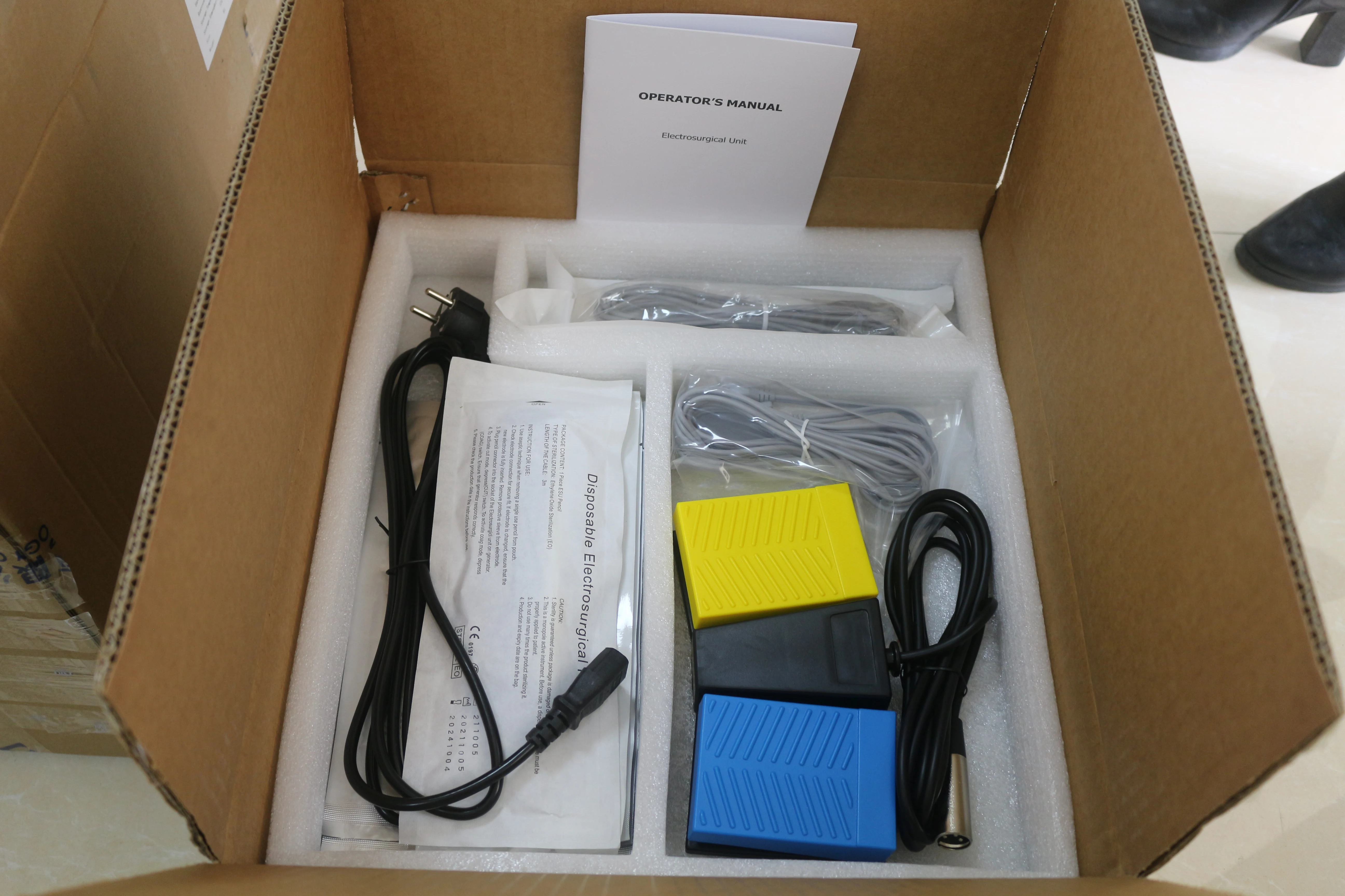 LTSG13 Medical Equipment Electrocautery 400w Six Mode Electric Scalpel ESU Surgical Cutting Electrosurgery Units